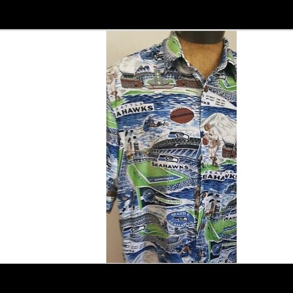 seahawks aloha shirt